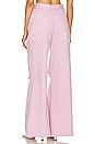 view 3 of 4 Stretch Cotton Twill Distressed High Waist Jean in Blossom