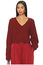 view 1 of 4 Cashmere Sweater in Rust