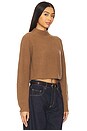 view 2 of 4 Airy Cashmere Cropped Sweater in Camel