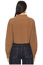 view 3 of 4 Airy Cashmere Cropped Sweater in Camel