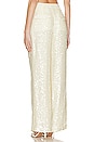 view 3 of 5 Sequin Viscose Low Waisted Trouser in Cream