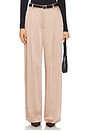 view 1 of 6 Satin Relaxed Pant in Oat