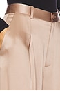 view 6 of 6 Satin Relaxed Pant in Oat