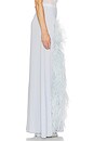 view 3 of 6 Wide Leg Pant With Feathers in Cloud