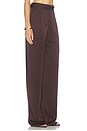 view 2 of 6 PANTALONES HIGH WAISTED BELTED in Chocolate