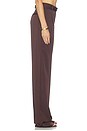 view 4 of 6 PANTALONES HIGH WAISTED BELTED in Chocolate