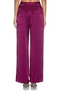 view 6 of 7 PANTALÓN SATIN RELAXED PLEATED in Berry