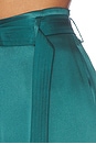 view 7 of 6 Satin Belted Pant in Emerald