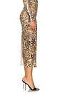 view 3 of 6 Leopard Sequin Skirt in Leopard Stretch Sequin