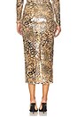 view 4 of 6 Leopard Sequin Skirt in Leopard Stretch Sequin
