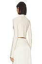 view 3 of 4 Lightweight Dolman Long Sleeve Top in Cream