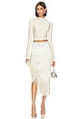 view 4 of 4 Lightweight Dolman Long Sleeve Top in Cream
