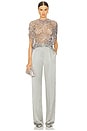 view 4 of 5 Sequin Cape Tee in Silver