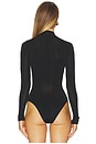 view 4 of 5 Jersey Mock Neck Bodysuit in Black