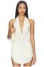 view 1 of 4 Draped Cowl Neck Top in Cream