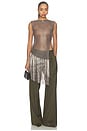 view 5 of 6 Metallic Asymmetric Top in Gunmetal
