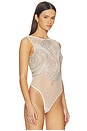 view 3 of 6 x REVOLVE Mosaic Embroidered Bodysuit in Cream
