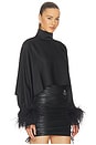 view 2 of 4 x REVOLVE Lightweight Satin Caftan Top in Black
