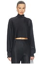 view 1 of 4 SATIN CAFTAN トップ in Black