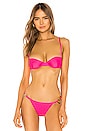 view 1 of 4 HAUT DE MAILLOT DE BAIN in Hot Pink