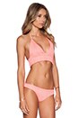 view 2 of 3 Push Pop Bikini Top in Hot Coral
