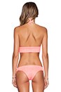 view 4 of 3 Push Pop Bikini Top in Hot Coral