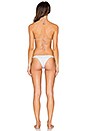 view 3 of 6 Hawaiian Coconut Reversible Bikini Set in Textured White & Nude