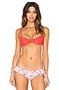view 1 of 4 Babe Bikini Top in Lipstick Red