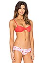 view 2 of 4 Babe Bikini Top in Lipstick Red
