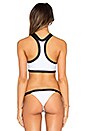 view 3 of 4 Sky Racer Back Bikini Top in Ojos Blanco