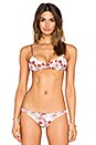 view 1 of 5 Moon Lover Reversible Bikini Top in Daisy & Sandy