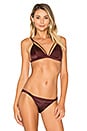 view 1 of 4 TOP BIKINI SABINA in Oxblood
