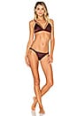 view 4 of 4 TOP BIKINI SABINA in Oxblood