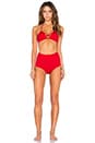 view 4 of 4 HAUT DE MAILLOT DE BAIN GIA in Scarlet