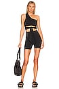 view 4 of 4 Andria Biker Short in Black