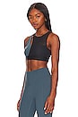 view 3 of 5 Fiori Asymmetrical Sports Bra in Stargazer Blue