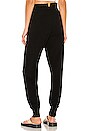 view 3 of 4 Palermo Ribbed Jogger in Black