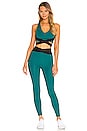 view 4 of 4 Corso Crossover Legging in Pine & Black