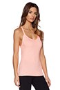 view 2 of 4 Renee Excel Mesh Tank in Neon Peach Melba