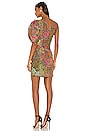view 4 of 4 Floral One Shoulder Mini Dress in Multicolor
