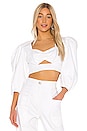 view 1 of 4 Supper Cotton Cropped Top in Off White