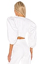view 3 of 4 Supper Cotton Cropped Top in Off White