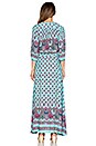 view 3 of 4 VESTIDO ORACLE MAXI in Turquoise
