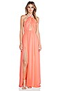 view 1 of 3 Isla Twist Halter Maxi Dress in Coral