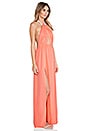 view 2 of 3 Isla Twist Halter Maxi Dress in Coral
