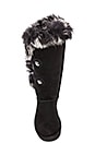 view 3 of 5 Nordic Angel Extra Tall with Rabbit Fur Trim in Black