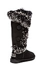 view 4 of 5 Nordic Angel Extra Tall with Rabbit Fur Trim in Black