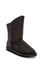 view 2 of 5 Cosy Short Boot in Crocodile Black