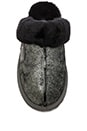 view 3 of 5 PANTOUFLES CLOSE MULE in Crackle Black & Silver