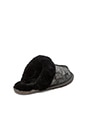 view 4 of 5 PANTOUFLES CLOSE MULE in Crackle Black & Silver